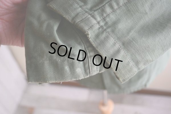 画像18: 1950s US.ARMY OG107 ユーティリティシャツ  1st初期  実寸S