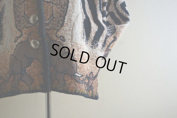 画像9: 1990s PAINTED PONY アニマル柄ゴブランジャケット  MADE IN USA  表記L