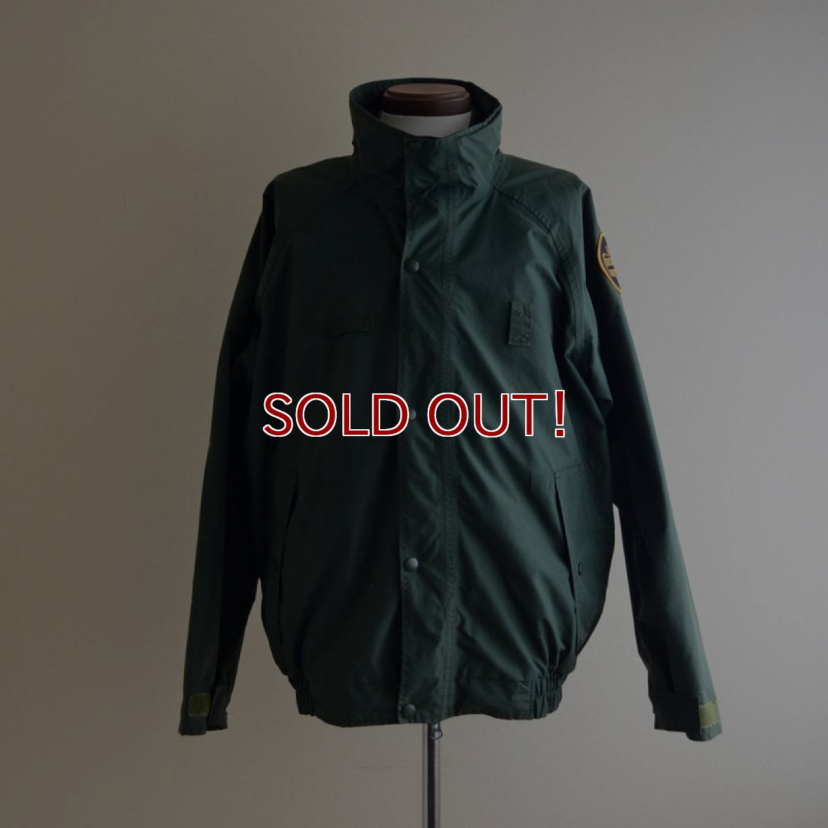 画像1: 1990s US.BORDER PATROL Gore-Tex ナイロンジャケット　 MADE IN USA　 表記M  (1)
