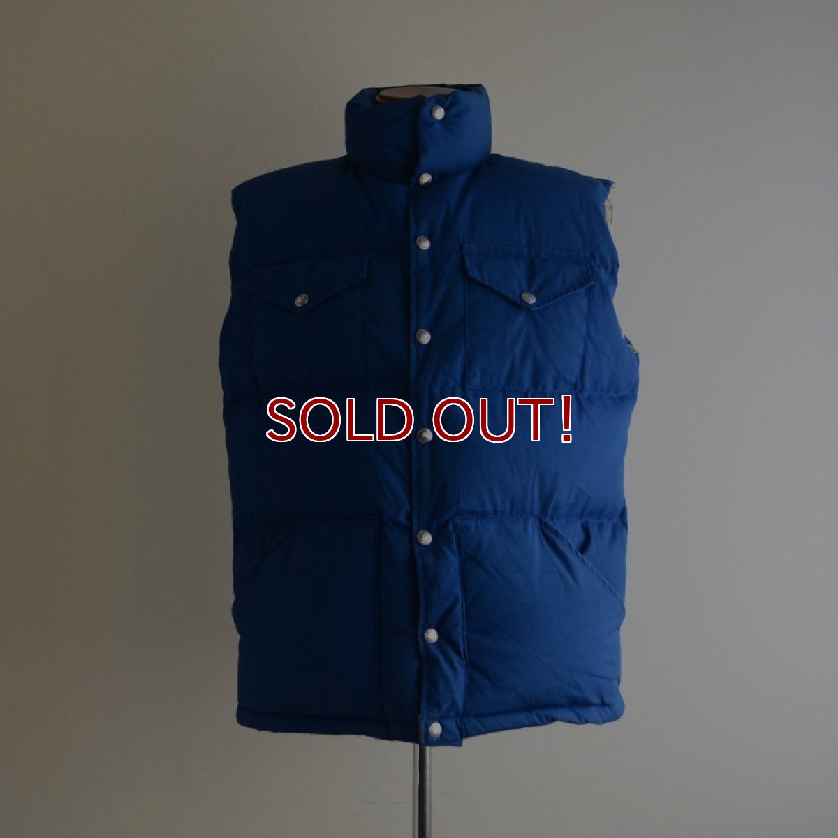 画像1: 1980s THE NORTH FACE 茶タグ ダウンベスト　 表記L  (1)