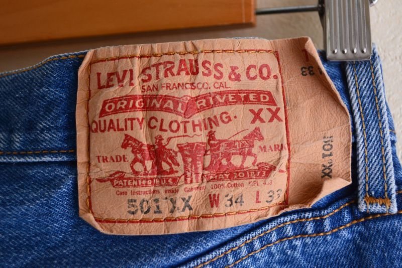2000s Levi's 501 MADE IN MEXICO 表記W34 L33 - 古着屋HamburgCafe