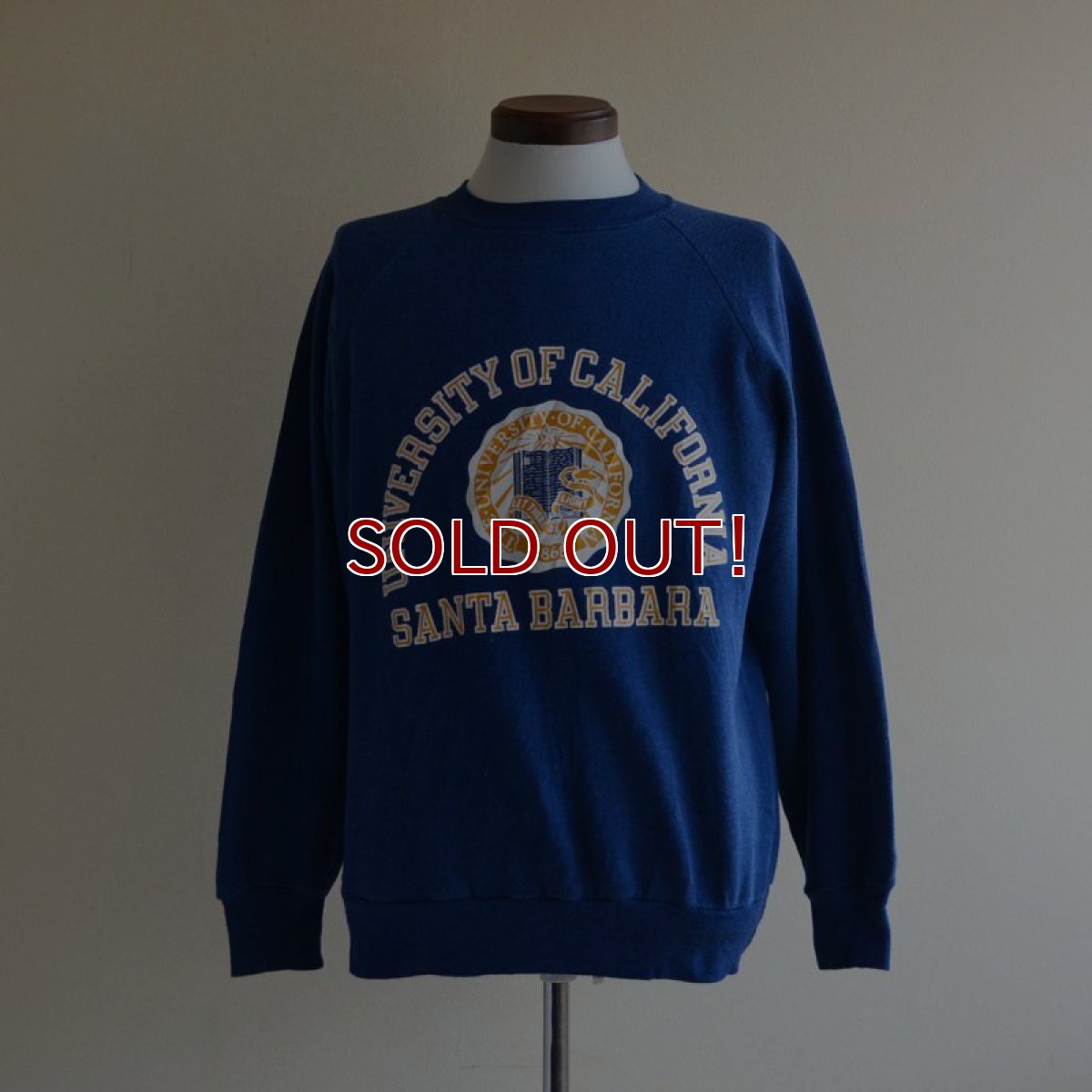画像1: 1980s カレッジスウェット　 UNIVERSITY OF CALIFORNIA　 表記L  (1)
