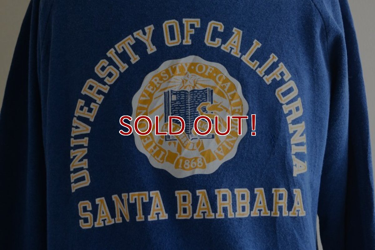 画像8: 1980s カレッジスウェット　 UNIVERSITY OF CALIFORNIA　 表記L  (8)