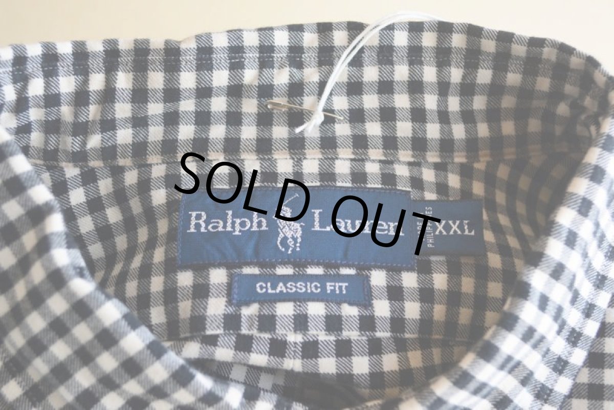 画像5: RalphLauren ボタンダウンシャツ　 ギンガムチェック　 表記XXL  (5)