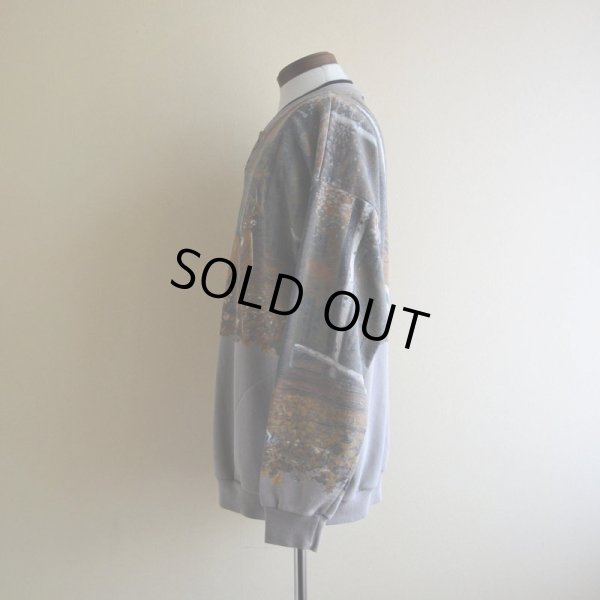 画像4: 1990s ARTISANS シカ総柄スウェット  MADE IN USA  表記L