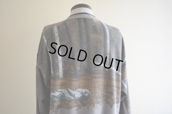 画像9: 1990s ARTISANS シカ総柄スウェット  MADE IN USA  表記L