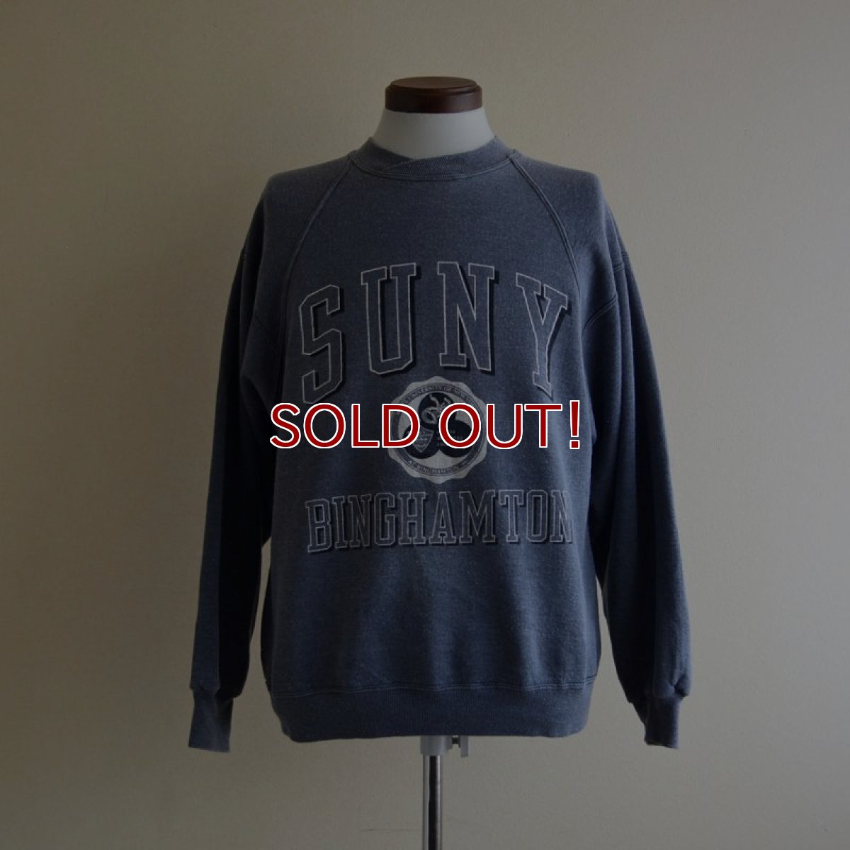 画像1: 1990s SUNY カレッジスウェット　 MADE IN USA　 表記M  (1)