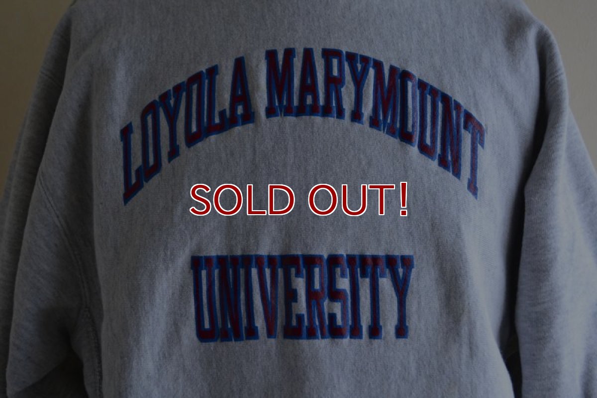 画像9: 1990s Champion リバースウィーブスウェット　 LOYOLA MARYMOUNT UNIVERSITY　 表記L  (9)