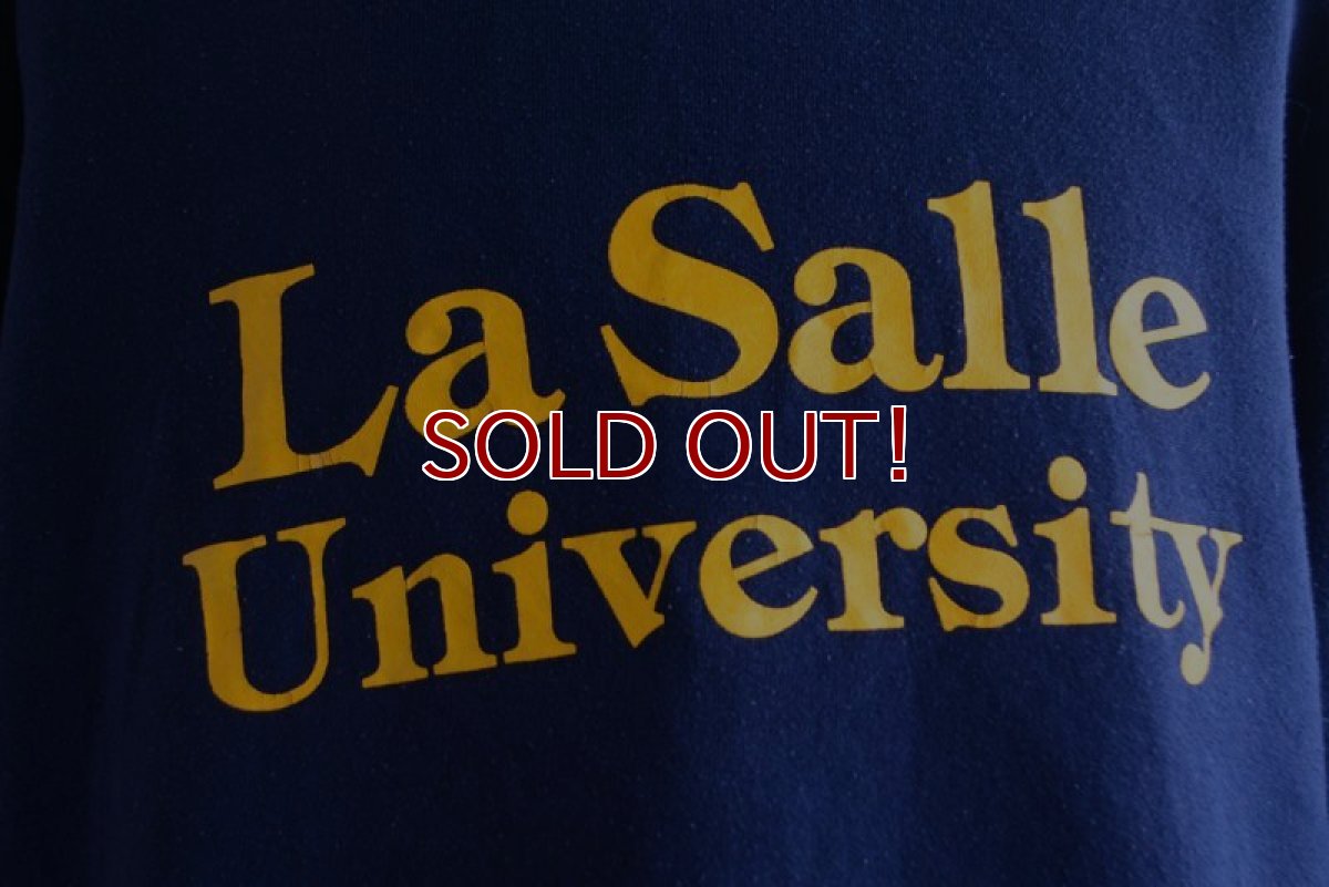 画像8: 1990s La Salle UNIVERSITY カレッジスウェット　 MADE IN USA　 表記L  (8)