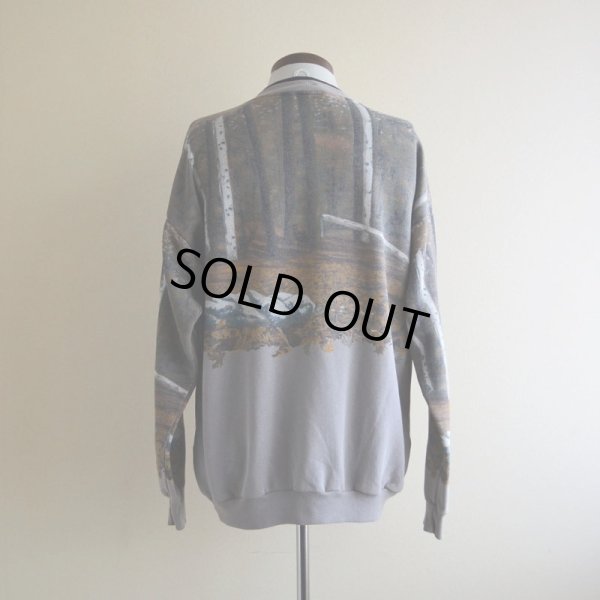 画像3: 1990s ARTISANS シカ総柄スウェット  MADE IN USA  表記L