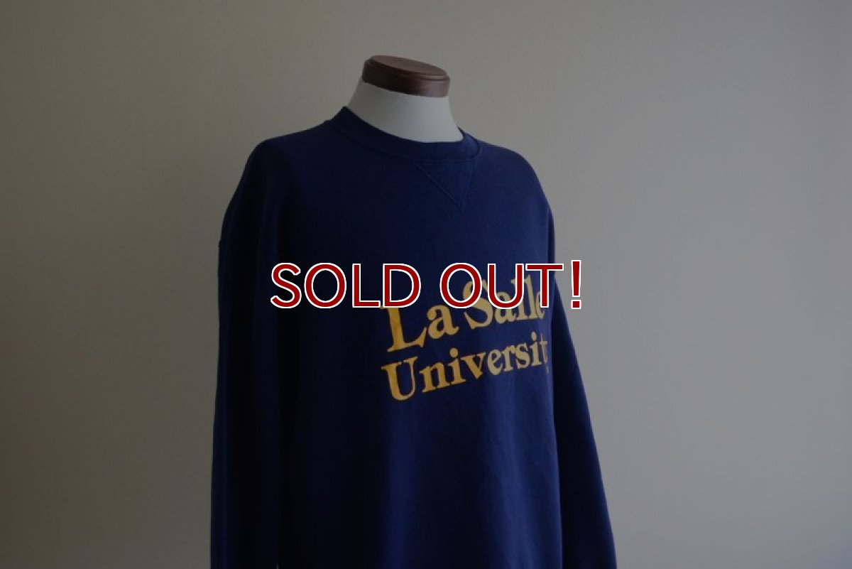 画像7: 1990s La Salle UNIVERSITY カレッジスウェット　 MADE IN USA　 表記L  (7)