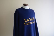画像7: 1990s La Salle UNIVERSITY カレッジスウェット　 MADE IN USA　 表記L  (7)