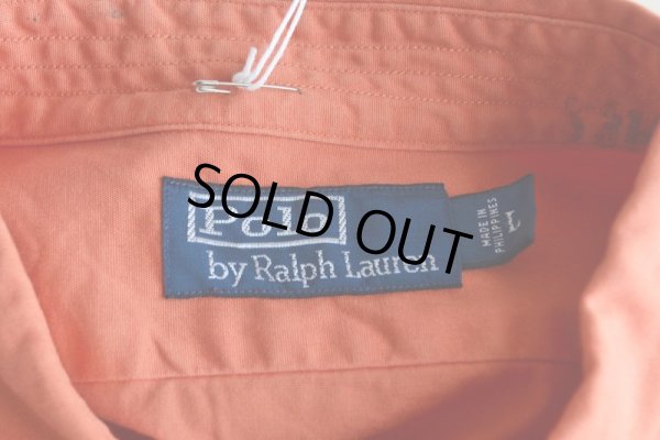 画像5: 1990s Polo by RalphLauren USRL NAVAL STATION マチ付きシャツ　 表記L 