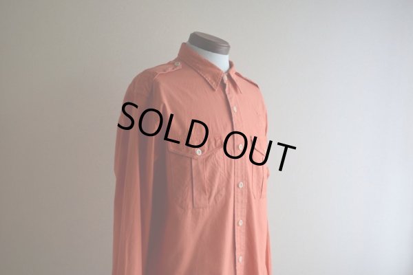 画像7: 1990s Polo by RalphLauren USRL NAVAL STATION マチ付きシャツ　 表記L 