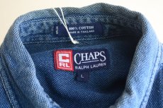 画像5: CHAPS RALPH LAUREN インディゴシャツ　 表記L  (5)