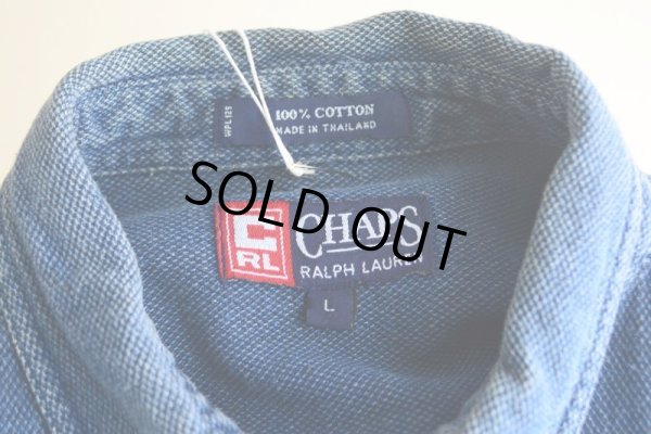画像5: CHAPS RALPH LAUREN インディゴシャツ  表記L