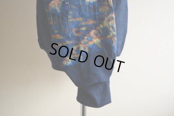 画像15: 1990s Art Unlimited シカ総柄スウェット  DEAD STOCK/MADE IN USA  表記L