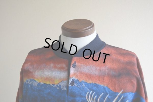 画像9: 1990s Art Unlimited シカ総柄スウェット  DEAD STOCK/MADE IN USA  表記L