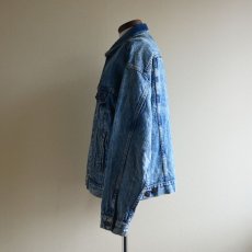 画像4: 1980s Levi's 70507-0219 ケミカルデニムジャケット　 MADE IN USA　 表記XL  (4)