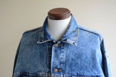 画像8: 1980s Levi's 70507-0219 ケミカルデニムジャケット　 MADE IN USA　 表記XL  (8)