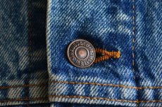 画像11: 1980s Levi's 70507-0219 ケミカルデニムジャケット　 MADE IN USA　 表記XL  (11)