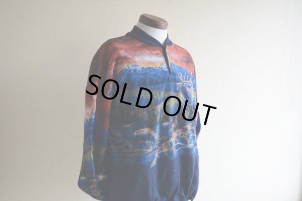 画像10: 1990s Art Unlimited シカ総柄スウェット  DEAD STOCK/MADE IN USA  表記L
