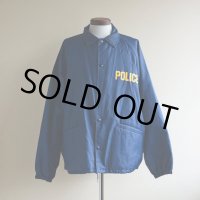 1990s POLICE ナイロンコーチジャケット　 MADE IN USA　 表記XL 