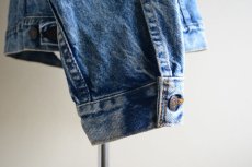 画像13: 1980s Levi's 70507-0219 ケミカルデニムジャケット　 MADE IN USA　 表記XL  (13)