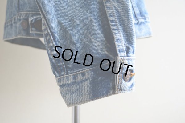画像13: 1980s Levi's 70507-0219 ケミカルデニムジャケット　 MADE IN USA　 表記XL 