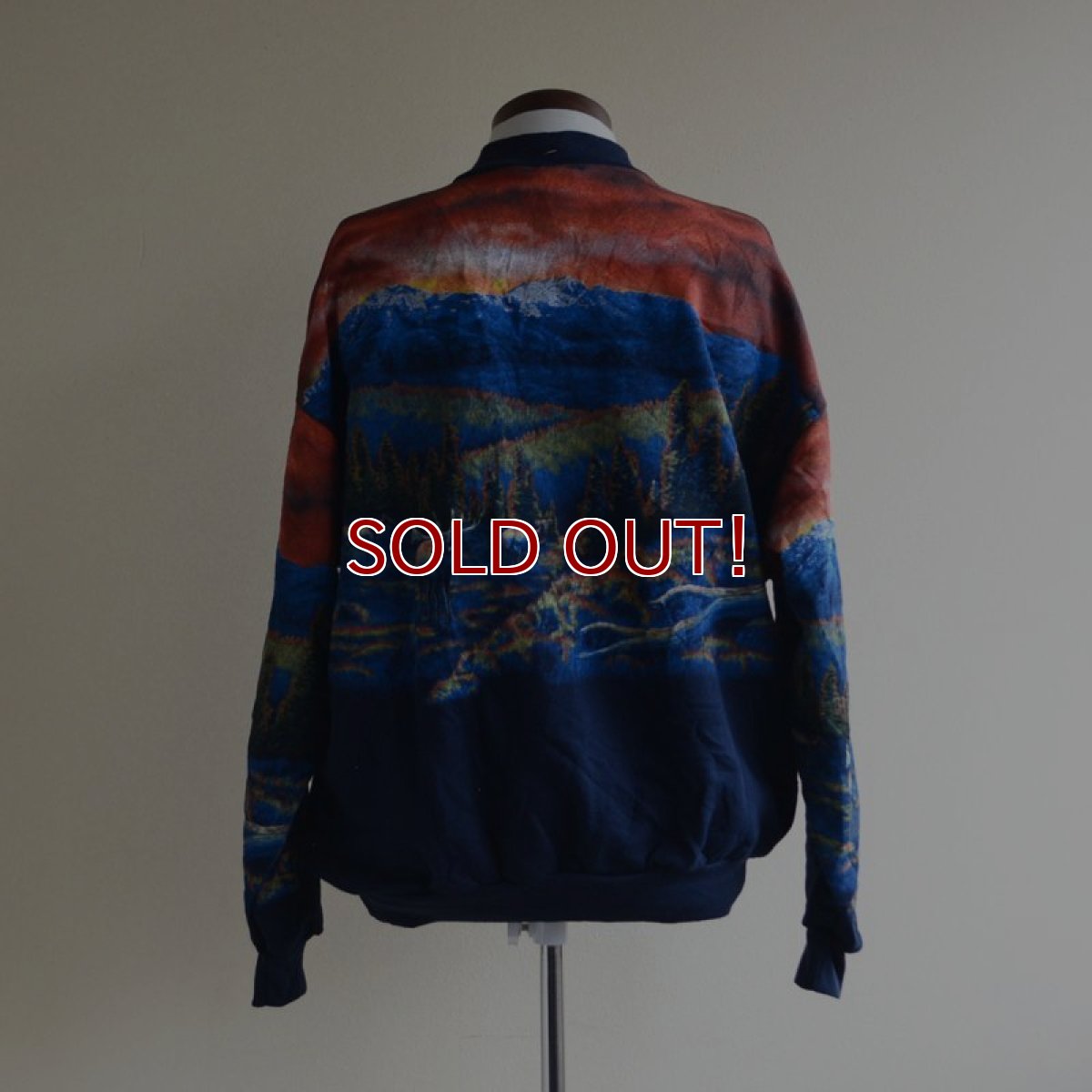 画像3: 1990s Art Unlimited シカ総柄スウェット　 DEAD STOCK/MADE IN USA　 表記L  (3)