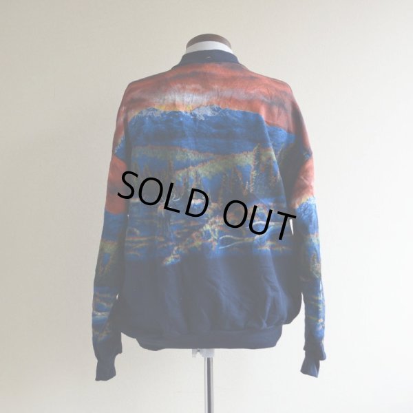 画像3: 1990s Art Unlimited シカ総柄スウェット  DEAD STOCK/MADE IN USA  表記L