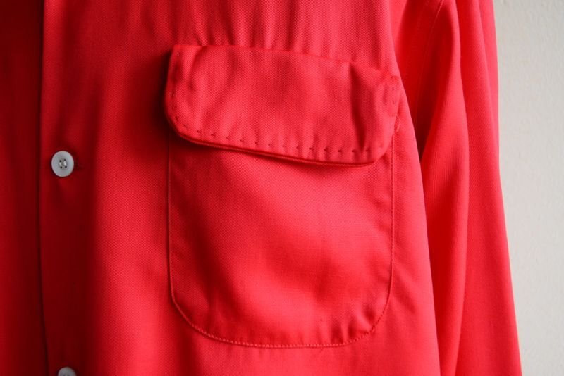 1950s PENNEY'S TOWNCRAFT レーヨンギャバシャツ 表記M - 古着屋