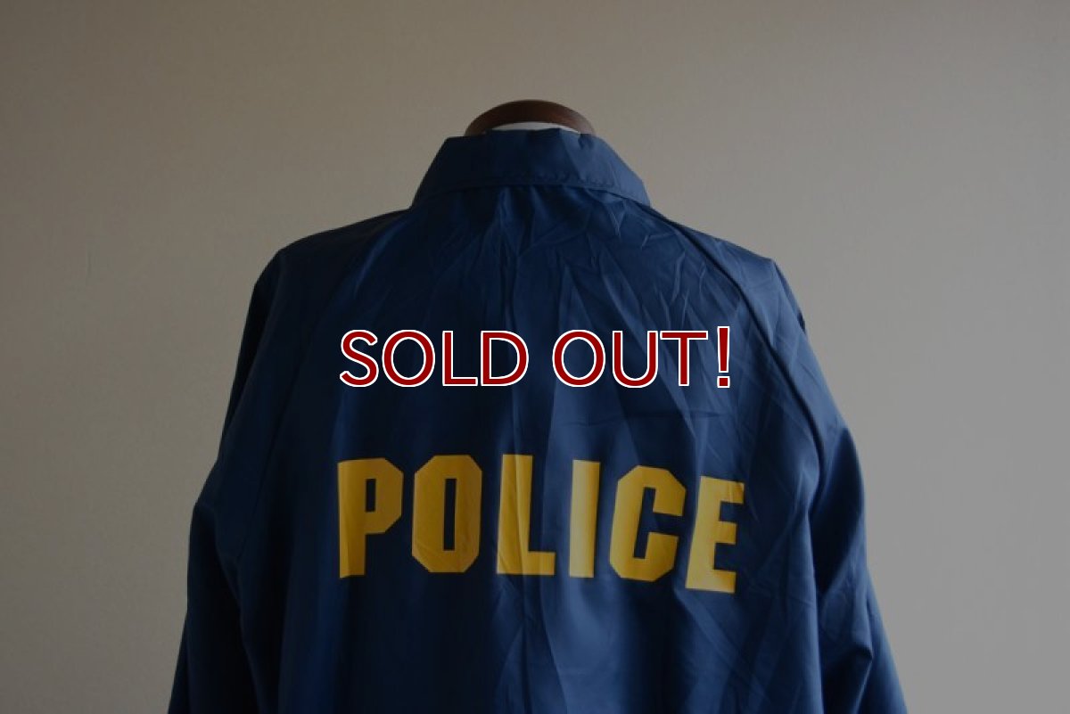 画像9: 1990s POLICE ナイロンコーチジャケット　 MADE IN USA　 表記XL  (9)