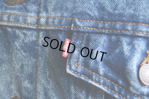 画像10: 1980s Levi's 70507-0219 ケミカルデニムジャケット　 MADE IN USA　 表記XL 