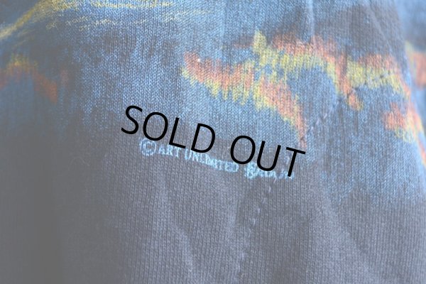 画像13: 1990s Art Unlimited シカ総柄スウェット  DEAD STOCK/MADE IN USA  表記L