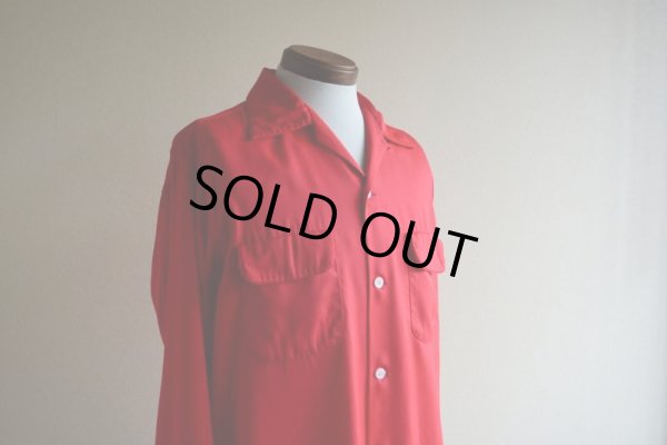 画像7: 1950s PENNEY'S TOWNCRAFT レーヨンギャバシャツ　 表記M 