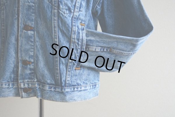 画像12: 1980s Levi's 70507-0219 ケミカルデニムジャケット　 MADE IN USA　 表記XL 