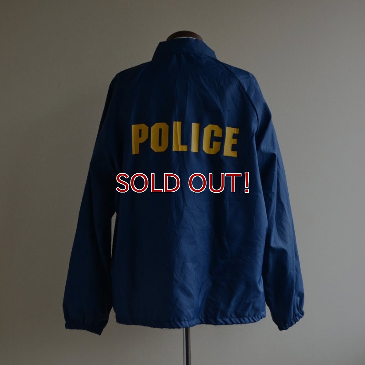 画像3: 1990s POLICE ナイロンコーチジャケット　 MADE IN USA　 表記XL  (3)