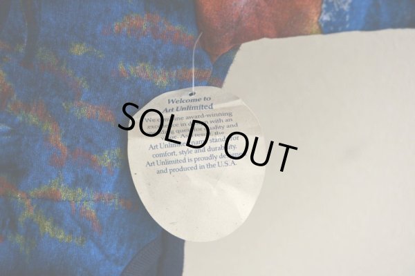 画像6: 1990s Art Unlimited シカ総柄スウェット  DEAD STOCK/MADE IN USA  表記L