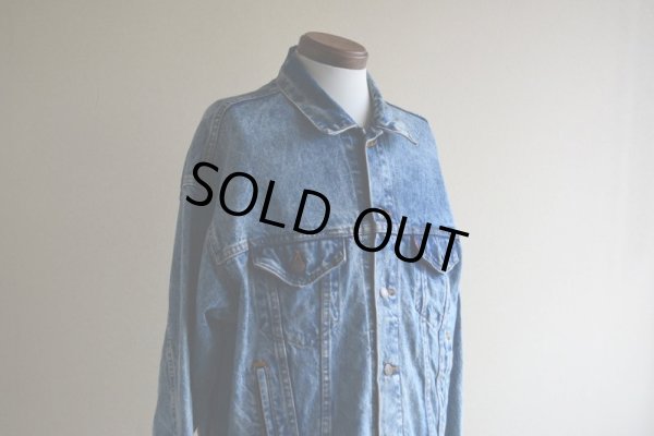 画像9: 1980s Levi's 70507-0219 ケミカルデニムジャケット　 MADE IN USA　 表記XL 