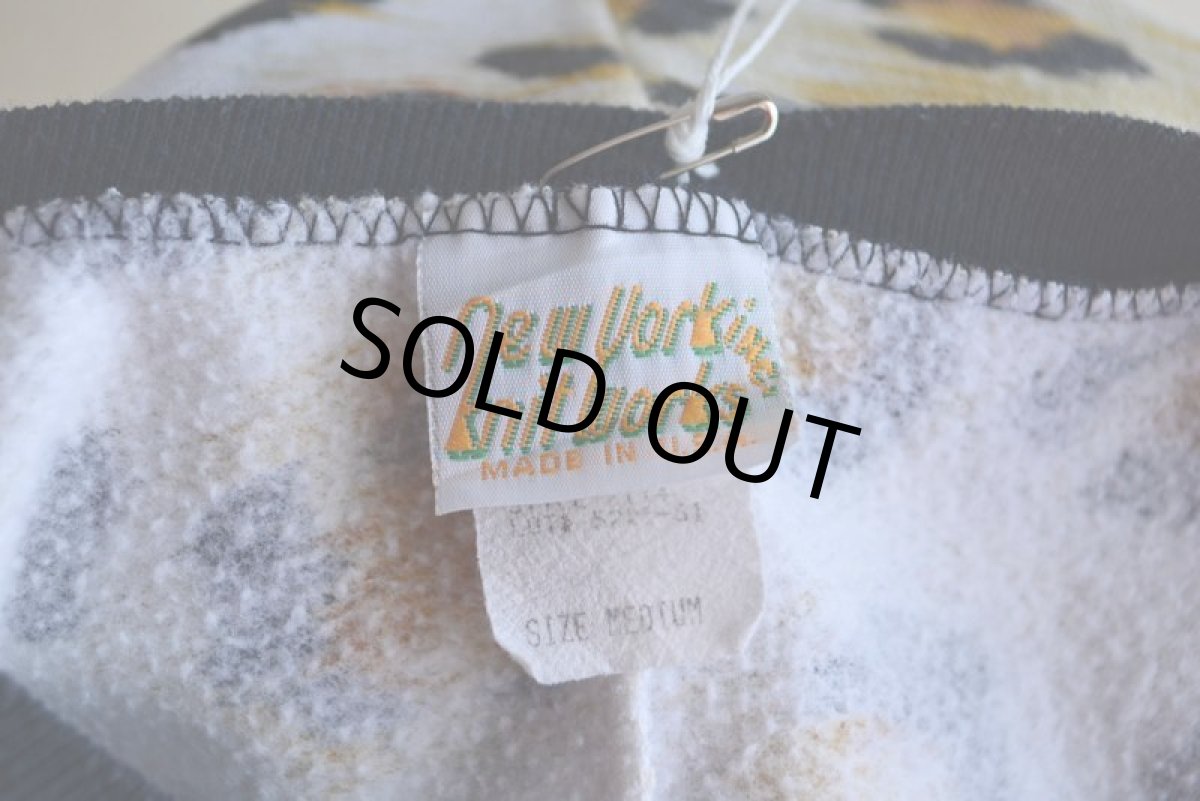 画像5: 1980s ヒョウ柄スウェット　 MADE IN USA　 表記M  (5)