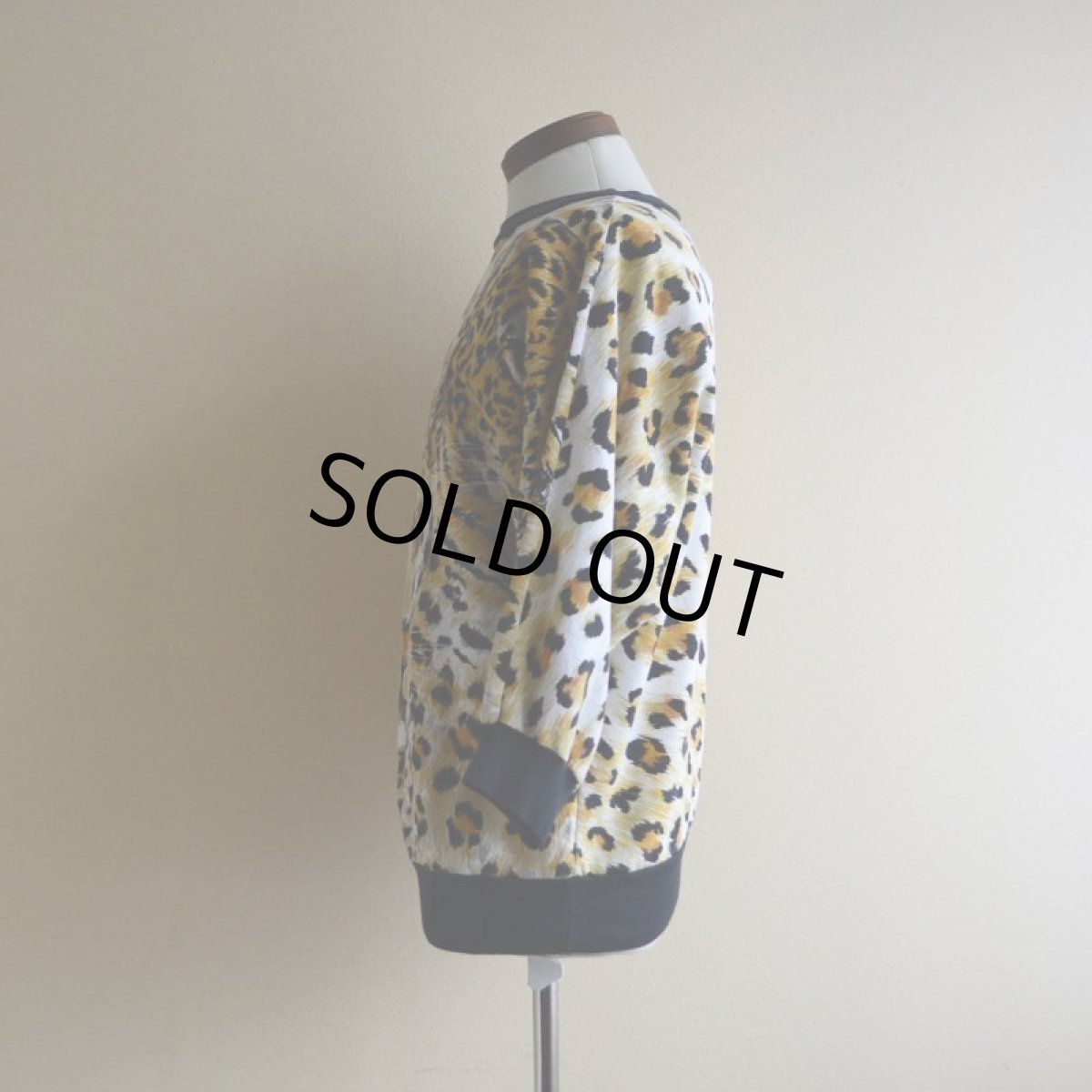 画像4: 1980s ヒョウ柄スウェット　 MADE IN USA　 表記M  (4)