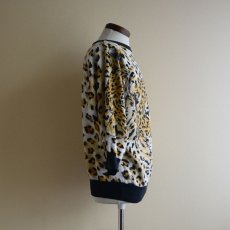 画像2: 1980s ヒョウ柄スウェット　 MADE IN USA　 表記M  (2)