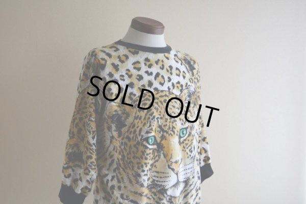 画像7: 1980s ヒョウ柄スウェット　 MADE IN USA　 表記M 