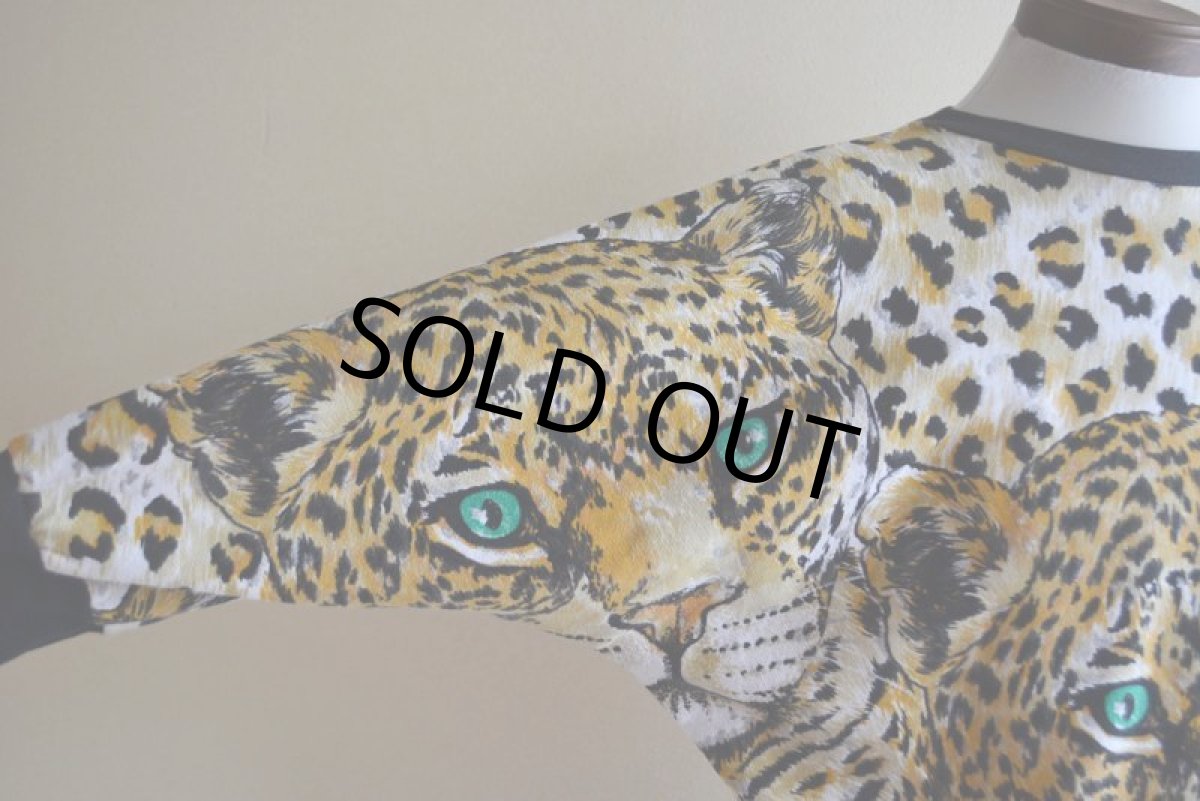 画像9: 1980s ヒョウ柄スウェット　 MADE IN USA　 表記M  (9)