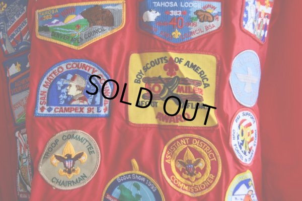 画像19: 1980s HOLLOWAY ナイロンコーチジャケット　 BOY SCOUTSワッペンカスタム　 表記L 