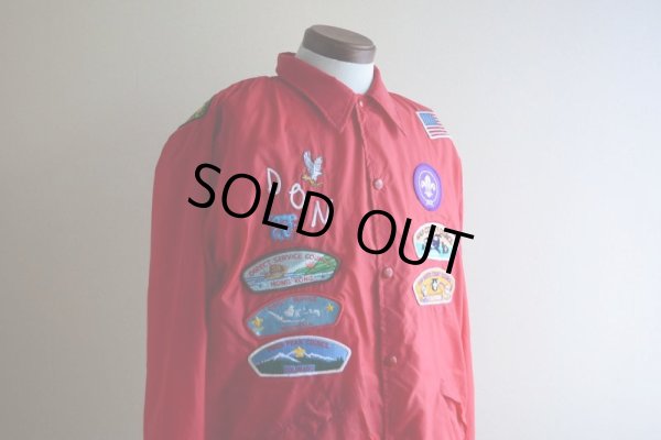 画像7: 1980s HOLLOWAY ナイロンコーチジャケット　 BOY SCOUTSワッペンカスタム　 表記L 