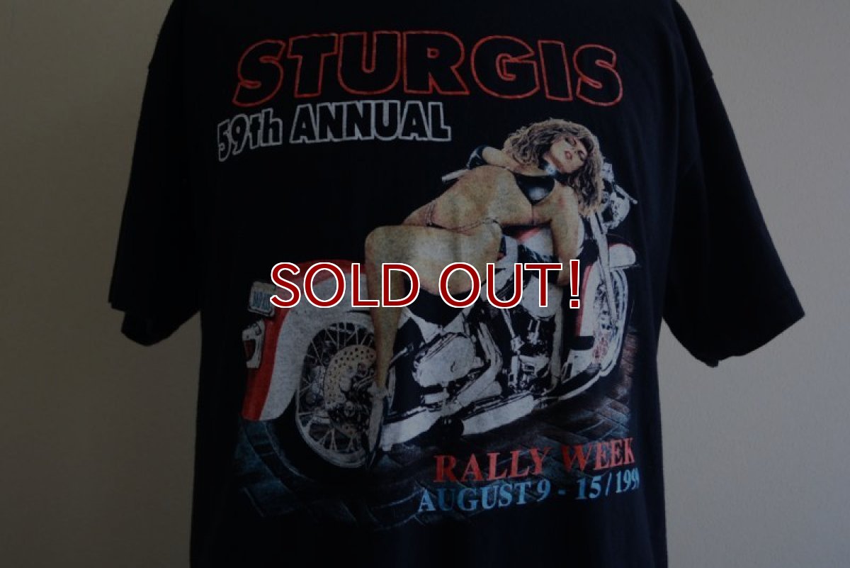 画像8: 1990s STURGIS RALLY WEEK 1999 エロプリントTシャツ　 表記L  (8)