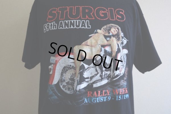 画像8: 1990s STURGIS RALLY WEEK 1999 エロプリントTシャツ  表記L