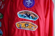 画像8: 1980s HOLLOWAY ナイロンコーチジャケット　 BOY SCOUTSワッペンカスタム　 表記L  (8)